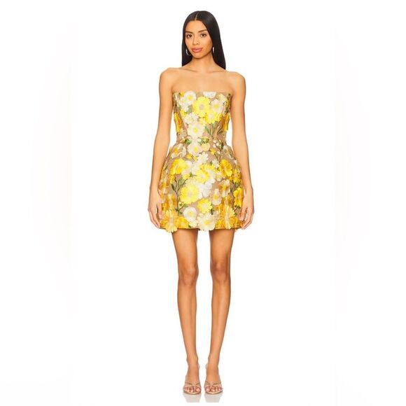 Bronx and Banco Dresses & Skirts - NWOT BRONX AND BANCO Jasmine Maraya Mini Dress in Yellow